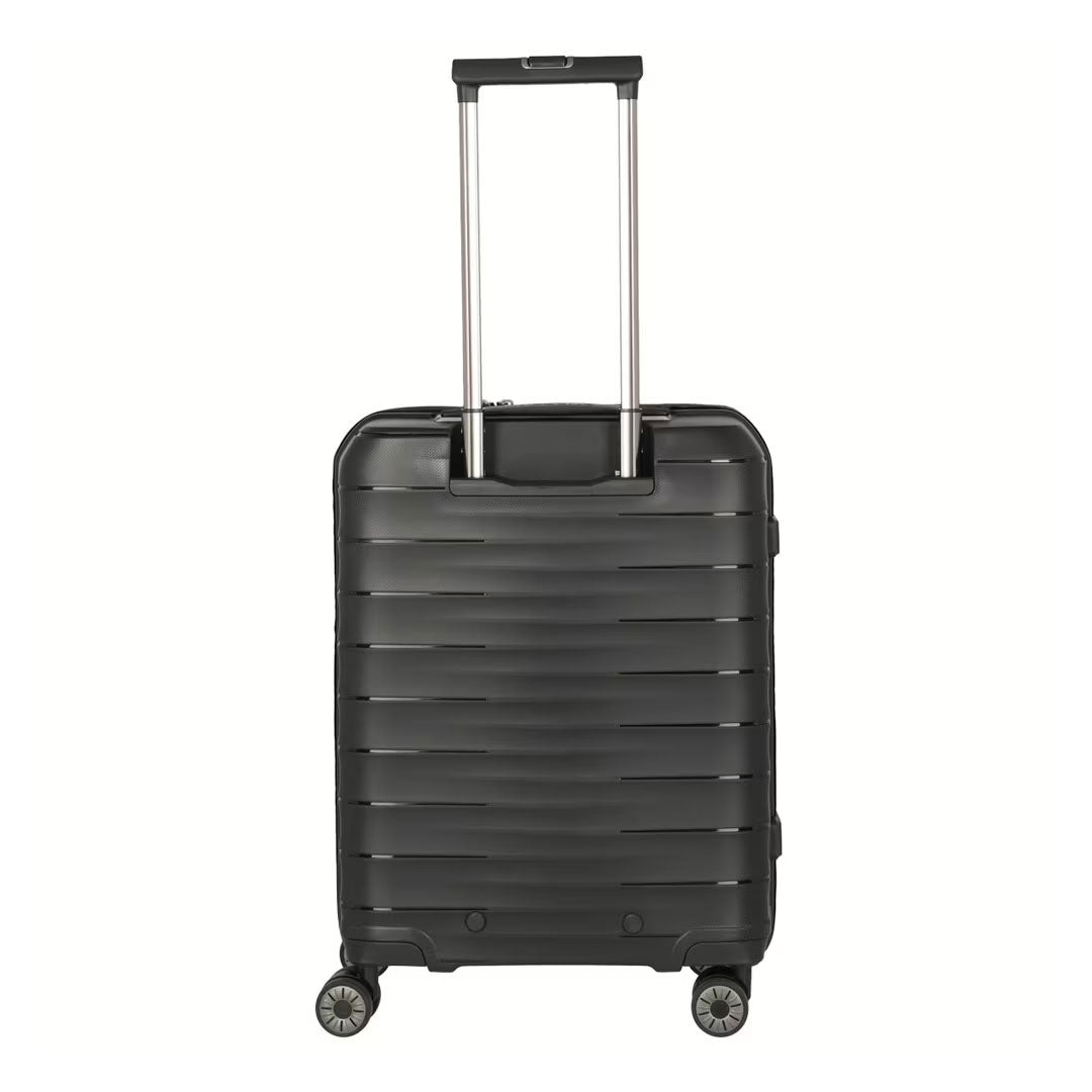 Kofer 55 cm ABS Mooby sa prednjim džepom, 076846-01, crni, Travelite
