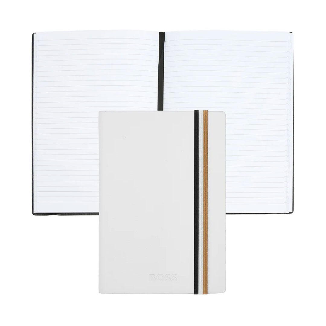 Notes A6 Iconic HNM421WL dikto, bijeli, Hugo Boss