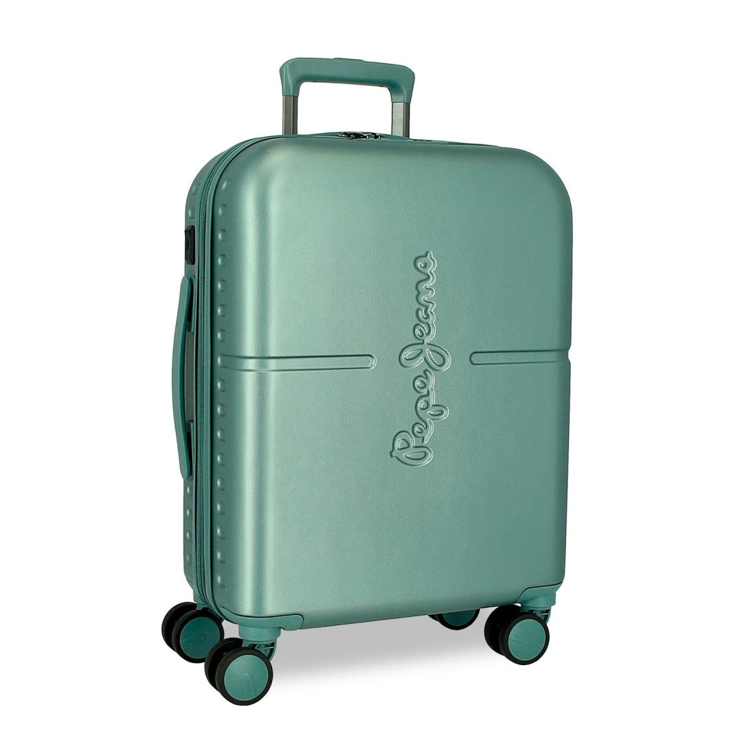 Kofer 55 cm ABS Highlight, proširivi 768862B, zeleni, Pepe Jeans