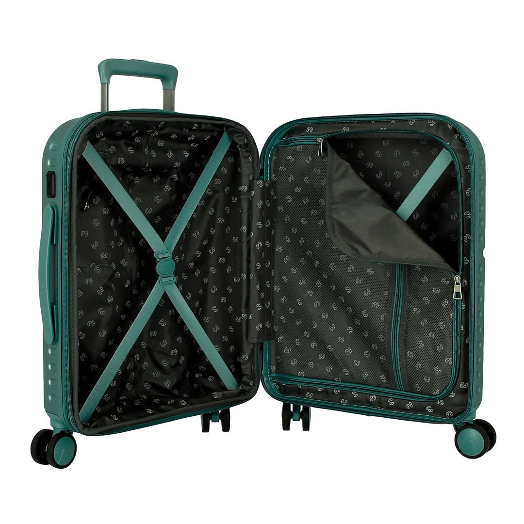 Kofer 55 cm ABS Highlight, proširivi 768862B, zeleni, Pepe Jeans