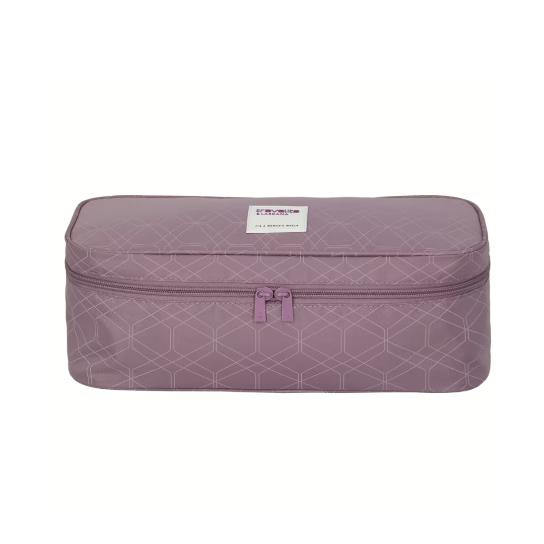 Neseser i torba u setu 32 cm, Lascana 077445-17, lavanda, Travelite