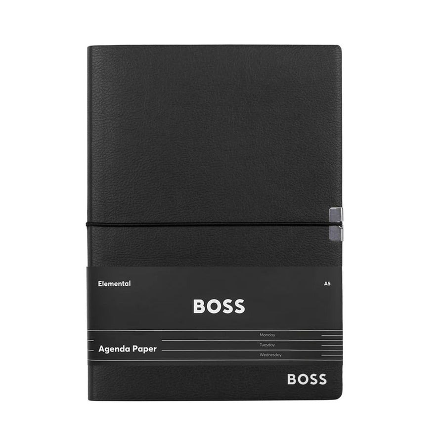 Notes A5 Storyline agenda HNH124AA, crna, Hugo Boss