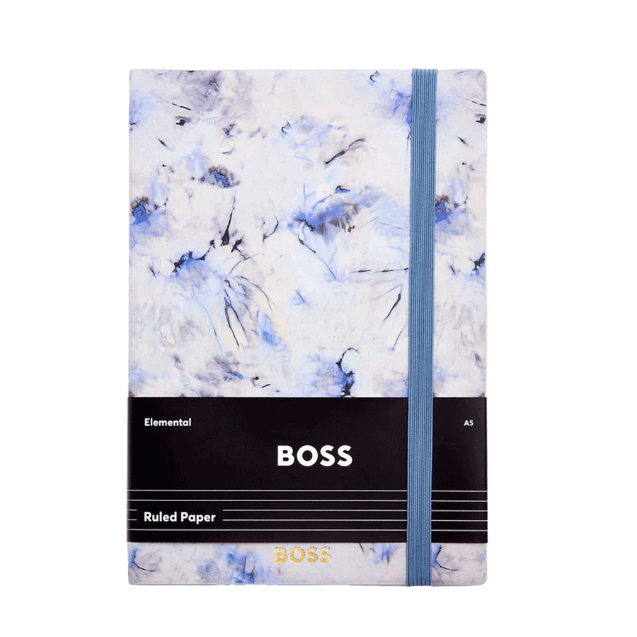 Notes A5 Tie-Due HNH418WL, dikto, violet, Hugo Boss
