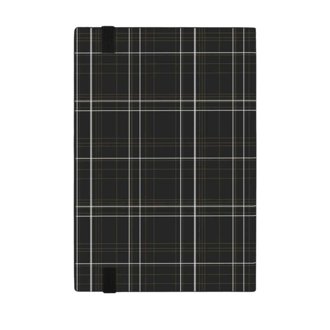 Notes A5 Checkered HNH624AL dikto, crni, Hugo Boss