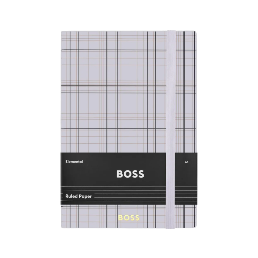 Notes A5 Checkered HNH624WL dikto, lila, Hugo Boss