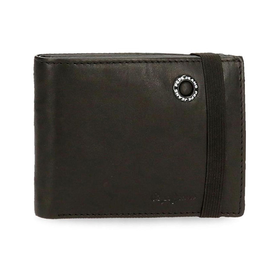 Novčanik 11.5 cm kožni Badge 7373931, muški , crni, Pepe Jeans