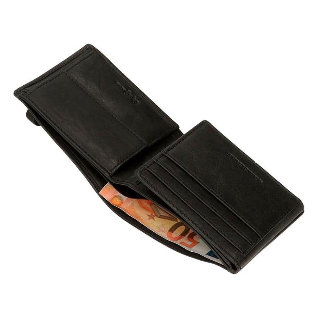 Novčanik 11.5 cm kožni Badge 7373931, muški , crni, Pepe Jeans